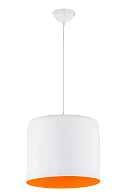 Люстра Ø300 x H1000, мм, 1*40W, WH+OR(Белый+Оранжевый) Sfera Sveta 8124 WH+OR