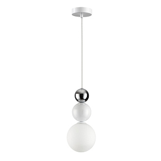 Подвесной светильник 12*120 см, 1*G9 Lumion BONBONES 6559/1 белый, хром