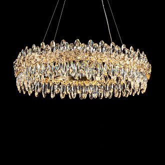 Люстра *77*20-160 см, *LED*88W, 3000-6000K, MODELUX  ML.9888.800 GD, Золото
