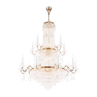 Подвесная люстра Maytoni Palace DIA890-PL-42-G, золото, диаметр 120 см