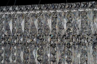 Люстра подвесная ** см, Led лента*LED*150W, 3000/6000K, Arti Lampadari Ovindoli Nickel Ovindoli L 1.5.120x40.100 N, Никель
