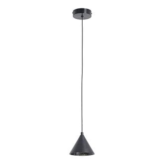 Подвесной светильник 12 см, 5W, 4000K, Lussole LSP-4034, черный