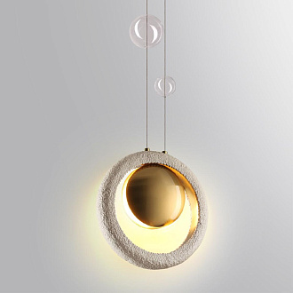 Подвесной светильник 26 см, Odeon Light Hightech Saturn 5443/1, бронза