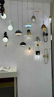 Бра 17,5*40 см, 2*G9 Lumion TORONTO 6560/2W золотой, прозрачный