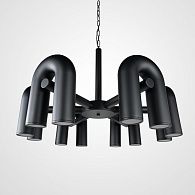 Подвесная люстра FANNY 12 Black 80*80*55 см, 12*LED*7W, 3000K, ImperiumLoft fanny01, Чёрный