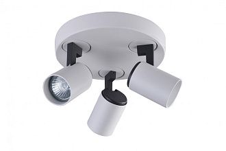 Спот  21*13 см, 3*GU10 белый, графитовый Vele Luce Lexi VL8071S13