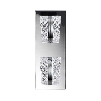 Бра 15*15*38 см, 1 LED*8W, 4000 К, Odeon Light Mirage, хром 5029/8WL