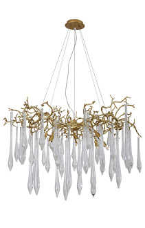 Люстра 100 см, Crystal Lux REINA SP8 D1000 GOLD PEARL Золото