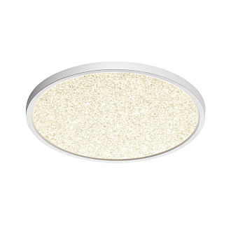 Cветильник 40*2,5 см, LED 32W, 3000/4000 К, IP40, белый, пластик Sonex Omega White, 7661/32L
