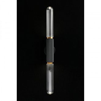 Бра 12*10*74 см, 2*GU10, 7W, Aployt Brynia APL.307.01.02, бронзовый