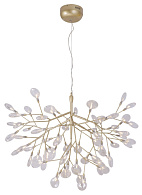 Светильник подвесной 98 см, Crystal Lux EVITA SP63 GOLD/TRANSPARENT Золотой