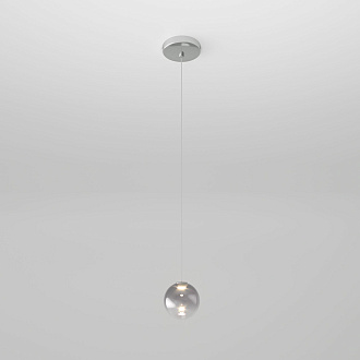 Подвесной светильник светодиодный 8 см 4200K 1W Eurosvet  Wonder 50234/1 LED дымчатый