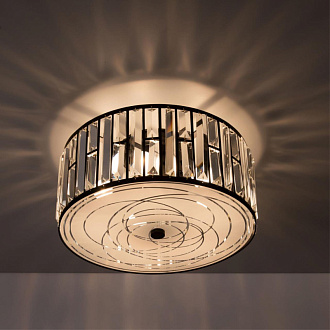 Люстра Citilux Гермес CL331151, диаметр 41 см, черный