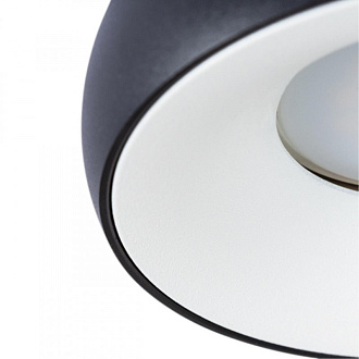Светильник 10 см, Arte Lamp HEZE A6665PL-1BK, черный-белый, вр 7,6 см