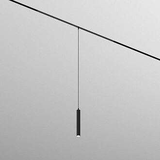 Трековый однофазный светильник 4 см, 10W, 3000K, Denkirs Simple Spot DK8108-BK, черный