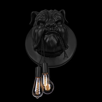 Светильник *41 см, 3*E27*W, Loft It 10177 Black Bulldog, Черный