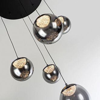 Светильник *50* см, LED*32W, 3000-6000K, Modelux  ML.2338.5 BK, Чёрный