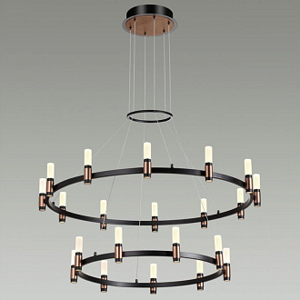 Светодиодный светильник 95 см, 98W, 4000K, Odeon Light Candel 5009/98L, черный