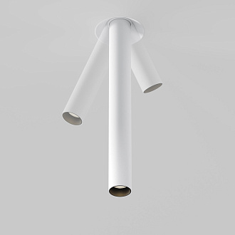 Встраиваемый светильник 3*3*31,6 см, LED, 7W, 3000К, Maytoni Technical Focus T C140RS-L300-7W3K-W белый, вр 7,5 см