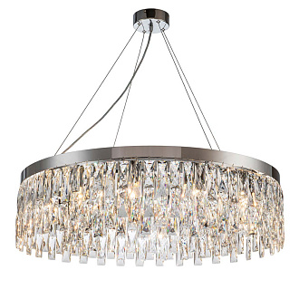 Подвесной светильник 800*800*255/1255 мм, 12*E14 хром Indigo Anna V000386, 12029/12P Chrome