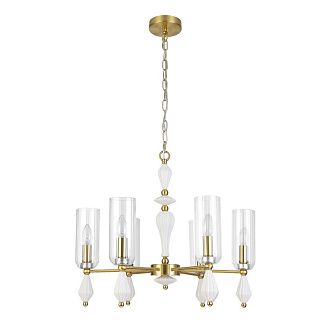 Подвесная люстра 60 см, Lumion Neoclassi Galana 8428/6, латунь