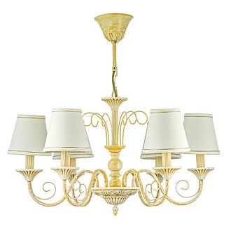 Люстра *64*36 см, 6*E14*40W, Arti Lampadari Camisa Camisa E 1.1.6 C, Кремовый