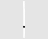 Бра 6*80 см, ITALLINE  IT08-8019 black