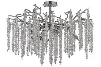 Люстра потолочная *76*55 см, 10*G9*40W, Dio D`arte Tavenna Nickel Tavenna H 1.3.76.100 N, Никель