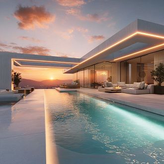 Лента светодиодная Elektrostandard 480Led 14W IP68 3300K теплый белый COB 24V