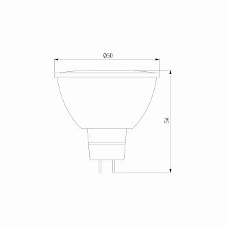 Умная лампа G5.3 LED 7W 3300К-6500К CCT+DIM (BLG5318) BLG5318 Elektrostandard  4690389217166, a071007