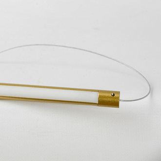 Подвесной светильник 7*140 см, 1*LED*20W 4000K Lussole Gilmer LSP-0931 матовое золото