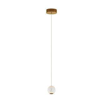 Подвесной светильник 14*14*316 см, LED, 3000К, Maytoni Sapphire MOD293PL-L6BS3K латунный