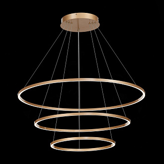 Светильник подвесной 80 см, 114W 4000K ST LUCE Подвесные светильники ST605.243.114 Золотистый