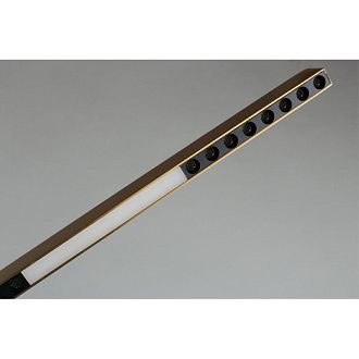 Линейный светильник 120*5*40-130 см, 1*LED, 28W, 4000K, Aployt Noella APL.051.13.28, латунный