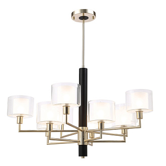 Люстра 89 см Crystal Lux MAESTRO SP-PL5+5 GOLD Золото/черный