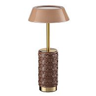 Настольная лампа 32 см, 8W, 3000K, Odeon Light 5453/8TLA, бронза