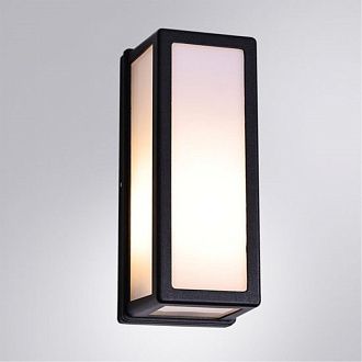 Уличный настенный светильник 26 см, Arte Lamp Alphard A8526AL-1BK, черный