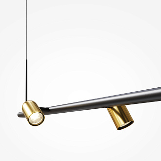 Подвесной светильник 95*14*313,5 см, 2*G9, 3000К, Maytoni Inversio MOD350PL-02BBS черный