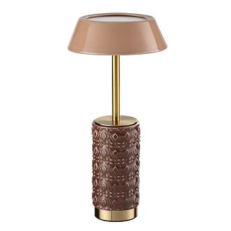Настольная лампа 32 см, 8W, 3000K, Odeon Light 5453/8TLA, бронза