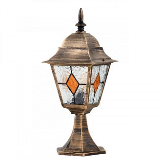 Уличный светильник 18*18*44 см, 1*E27 коричневый Arte Lamp Madrid A1541FN-1BN
