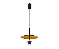 Светильник 35 см, 7W, 4000K, Kink Light 08466-35,19(33), черный-золото,с механизмом регулировки высоты