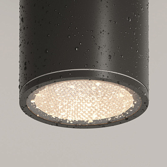 Светильник 9 см, 7W, 3000K, Maytoni Bar O306CL-L7GF, графит, IP65
