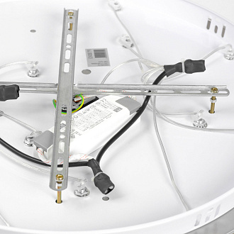 Потолочный светильник 60*110-170 см, 15*LED, 3W, 4000K, Lussole Littlerock LSP-7374, хром
