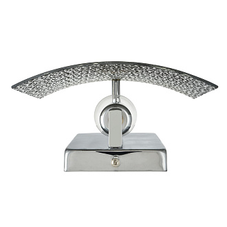 Бра 17*18 см, 1*E14 Lumion DANDY 6594/1W хром, серый, прозрачный