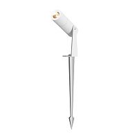 Ландшафтный светильник  2,6*0*8*7,3 см, LED 2W, 3000К, Белый Maytoni Bern O050FL-L2W3K
