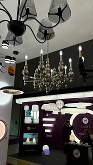 Люстра 72*94 см, 8*E14 Lumion Nana 8107/8 никель