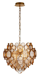 Светильник подвесной 46 см, Crystal Lux DESEO SP6 D460 GOLD Золото матовое