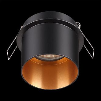 Встраиваемый светильник Novotech Butt 370431 черный, вр 6,3 см