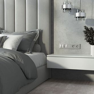 Накладка для розетки USB (серебряный) W1279506 Werkel 4690389162992