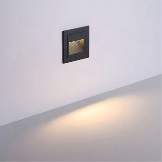 Встраиваемый светильник 8,5*5*8,5 см, 1*LED*5W 4200K Arte Lamp Piazza A7325IN-1BK черный